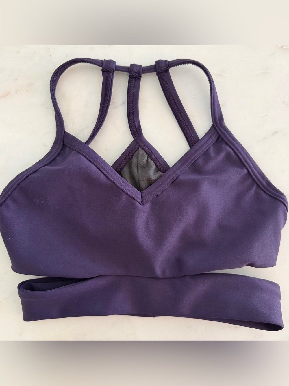 FIVE Dancewear Youth Sports Bra - Deep Plum Size Youth Large
